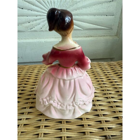 Vintage 50's Chadwicks Pink Victorian Lady Vanity Lipstick Holder - Picture 6 of 9